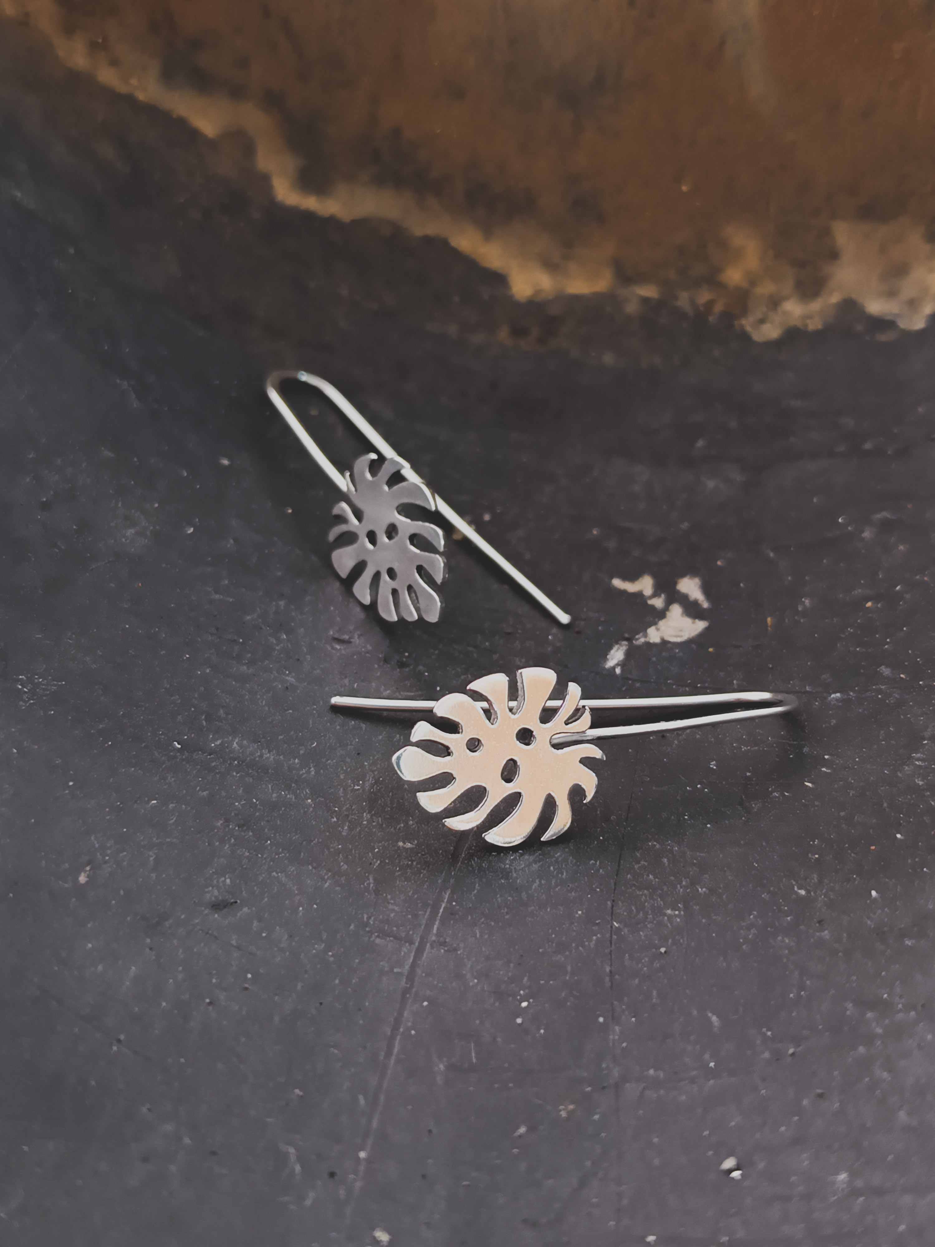 Pendientes ‘Monstera’